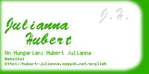 julianna hubert business card